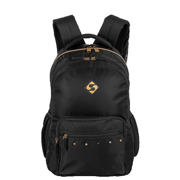 Mochila Sestini 2 Compartimentos College 4 Nailon Neogold