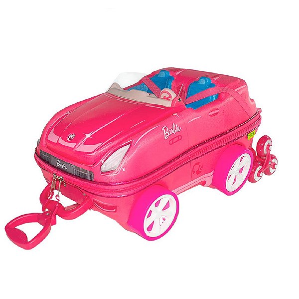 Mochila Escolar Carro da Barbie 3d Maxtoy
