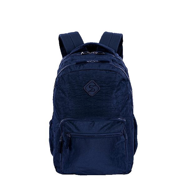 Mochila Sestini College Crinkle 3 - Azul