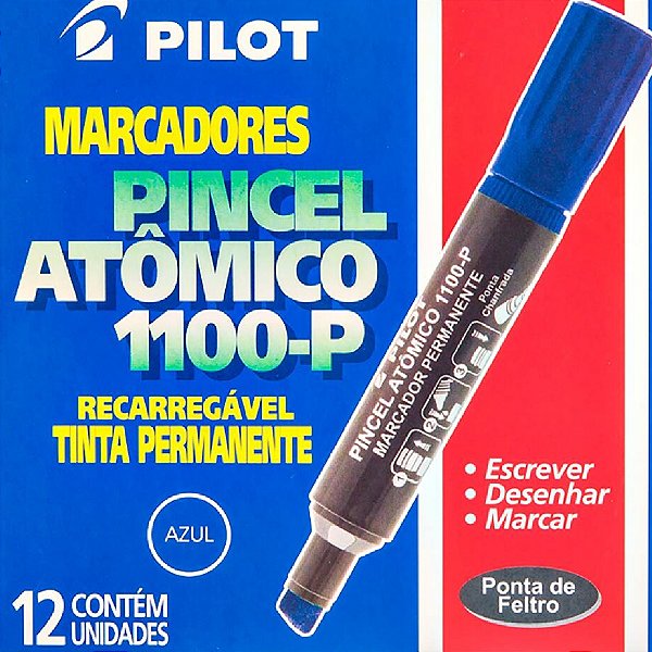 Pincel Marcador Atômico 1.100-P Pilot Cx 12 UN