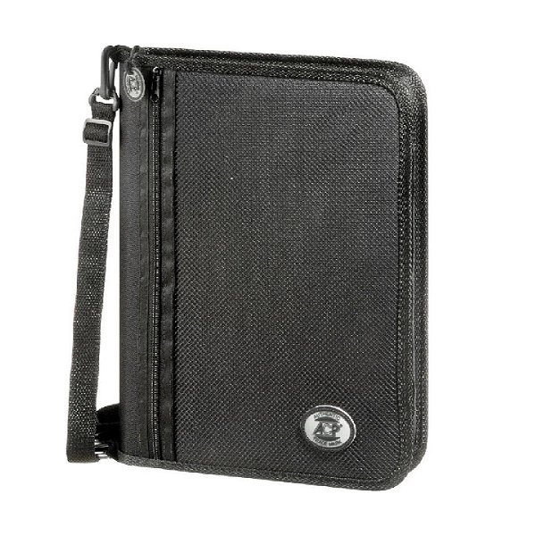 Fichário Argolado Com Ziper Teen Preto ACP 918PT