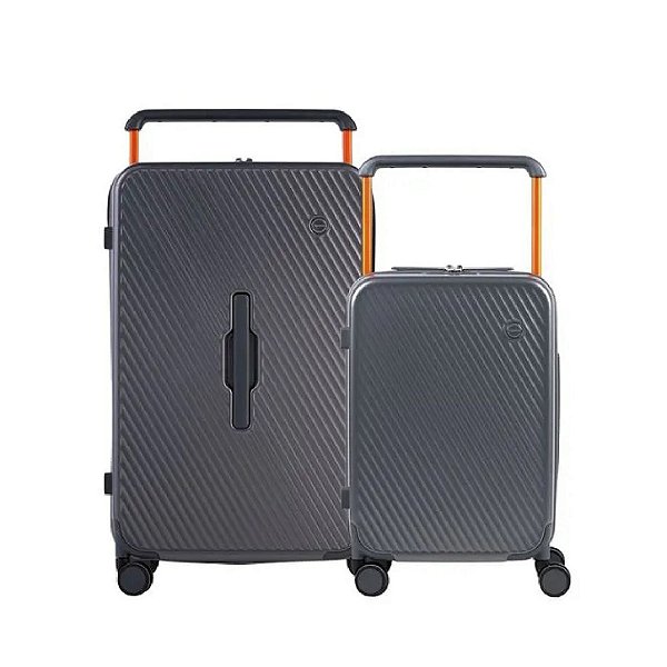 Conjunto de Malas Bagaggio P e G Bahamas - Cinza Escuro
