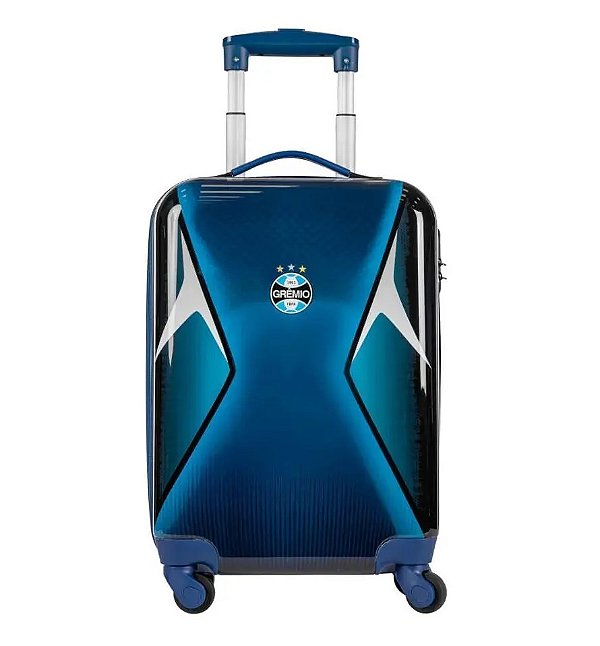 Mala De Viagem Bordo Com Rodas 360 Pc Gremio - Azul Escuro