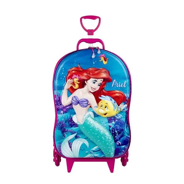 Mochila Escolar Pequena Sereia Maxtoy