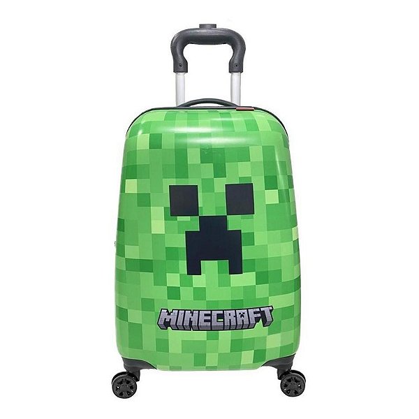 Mala De Bordo Sestini Minecraft Verde Dinos