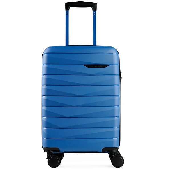 Mala de Bordo 10kg Bagaggio Polipropileno 4 Rodas Route Azul