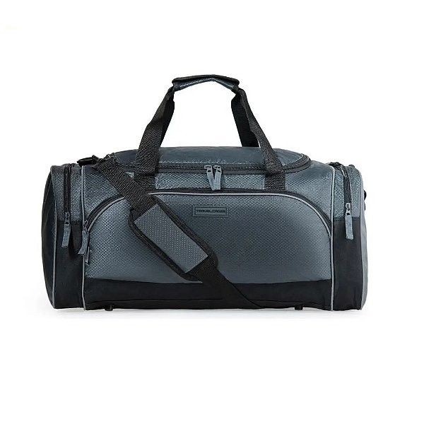 Bolsa De Viagem Grande Bagaggio Vegas Cinza Chumbo