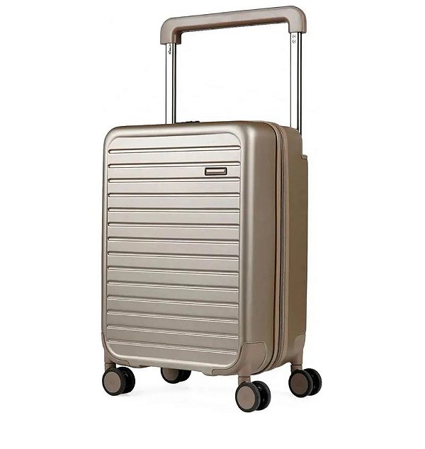 Mala de Bordo Bagaggio 10 kg Policarbonato 4 Rodas Bahamas Marrom
