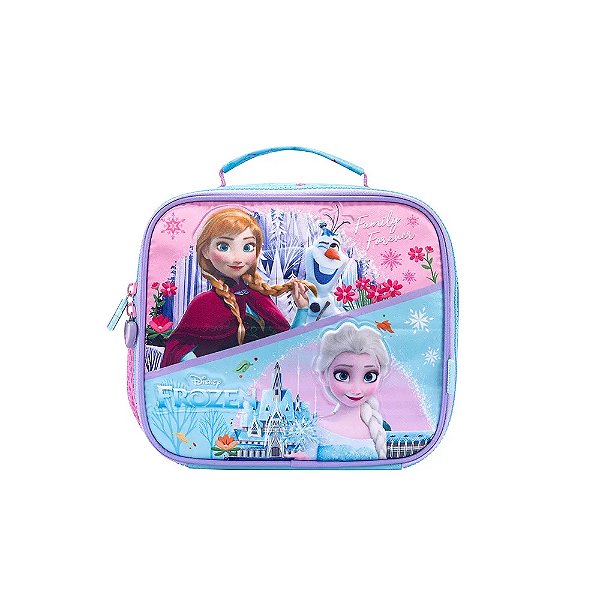 Lancheira Escolar Infantil Frozen Disney Azul