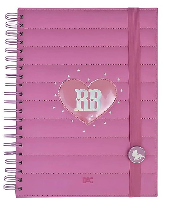 Caderno Smart Rebecca Bonbon Rosa 80 Fls 10 Matérias