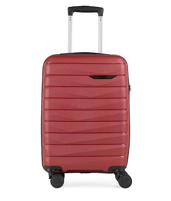 Mala de Bordo 10kg Bagaggio Polipropileno 4 Rodas Route Vinho