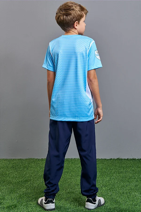 CAMISETA EM MALHA DRY SPORT AZUL CLARO