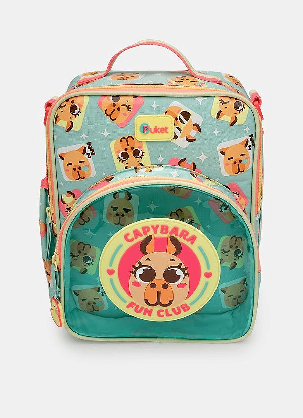 LANCHEIRA SEM GEL CAPIVARA VERDE AGUA UN 7909692289645