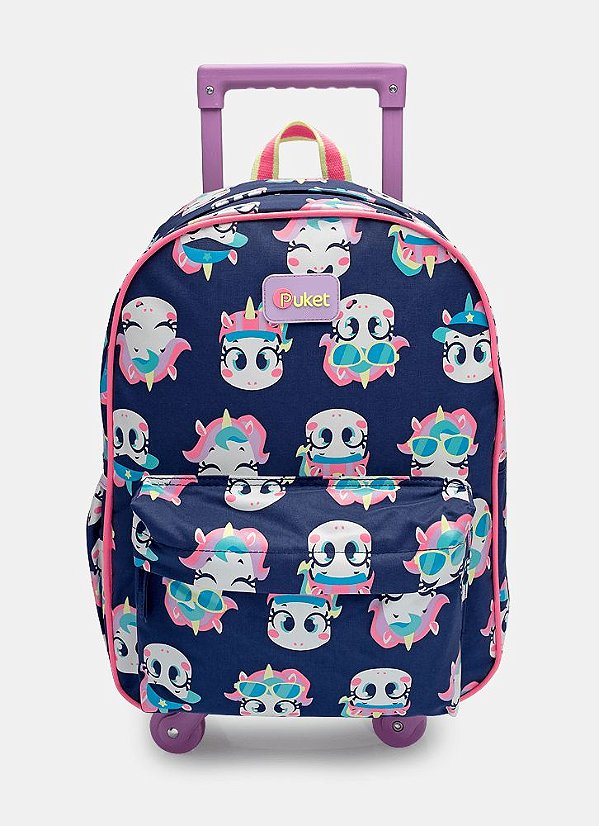 MOCHILA COM RODINHA UNI TENNIS AZUL MARINHO UN 7909692295561