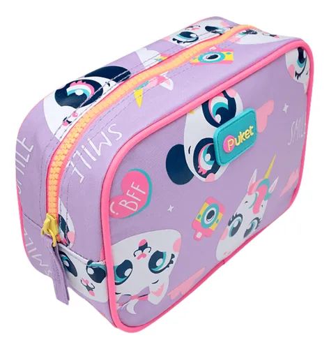 NECESSAIRE MEDIA MULTIBICHOS BFF LAVANDA UN 7909692270292