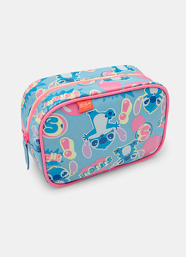 NECESSAIRE MEDIA LILO E STITCH AZUL CEU UN 7909692289553