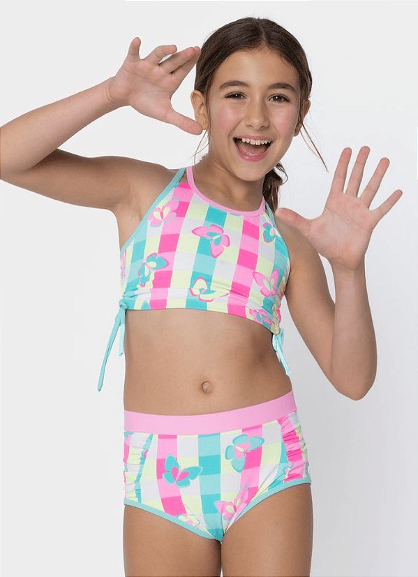 BIQUINI TEEN VICHY PIC NIC ROSA 10 7909692260828