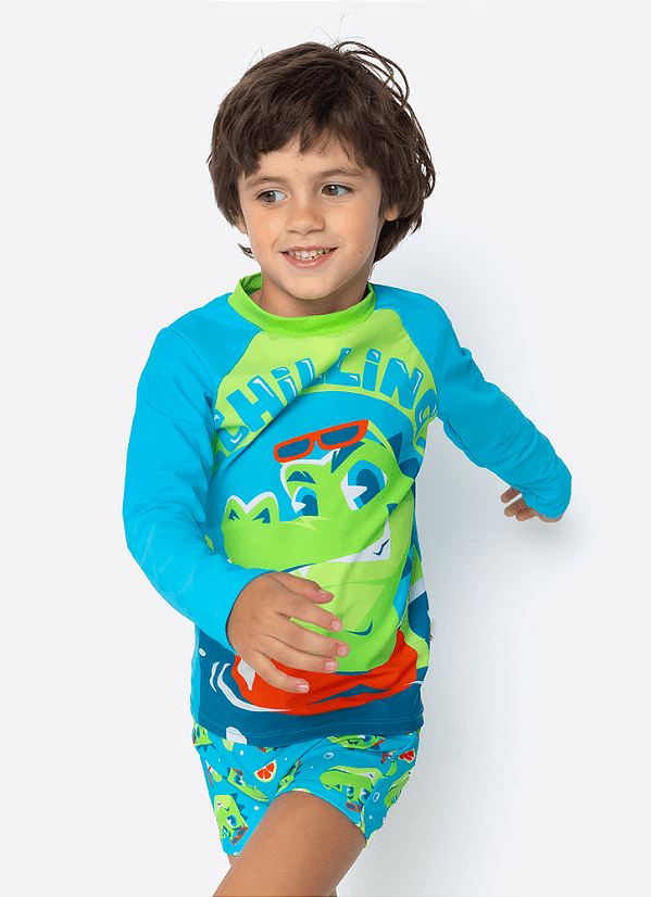 CONJUNTO KIDS JACA RELAX AZUL 4 7909692260989