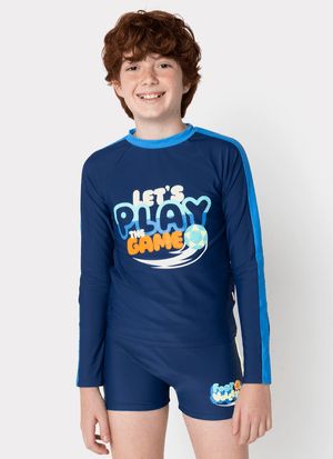 CAMISETA TEEN TUBA FUTEVOLEI AZUL MARINHO 10 7909692264130