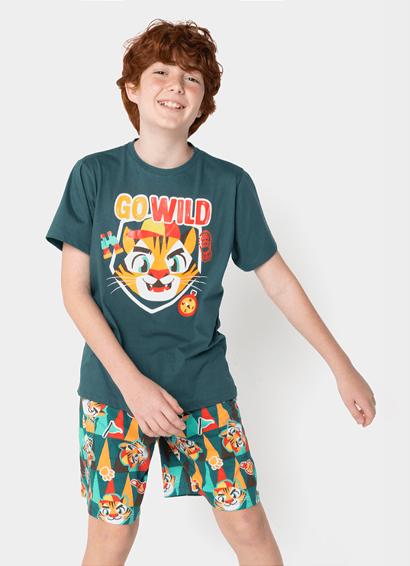 SHORT DOLL TEEN ECO TIGRE VERDE 8 7909692270582