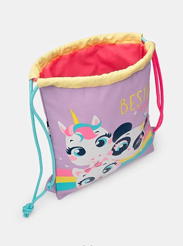 MOCHILA SAQUINHO BFF AZUL MARINHO UN 7909692270339