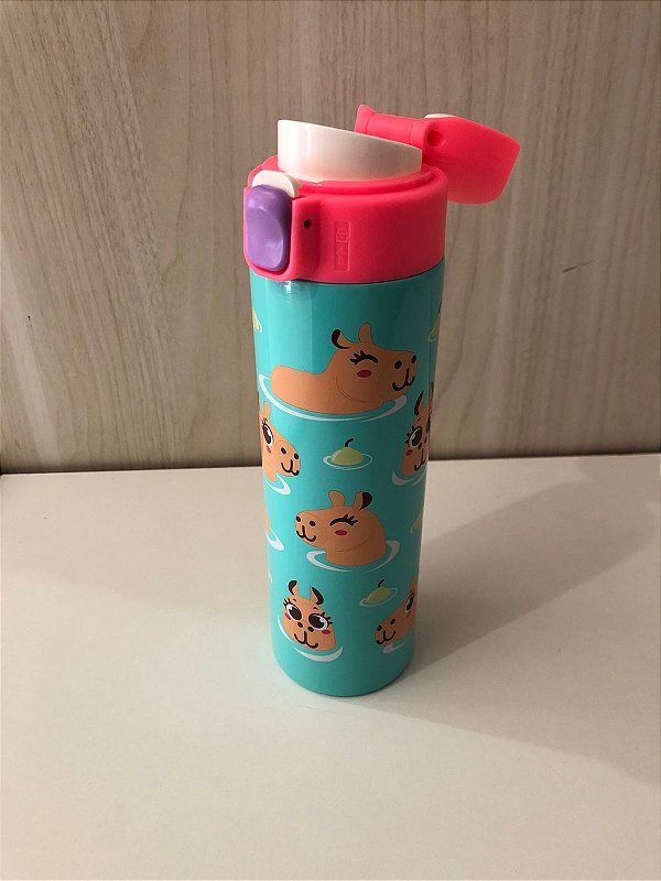 GARRAFA TERMICA CAPIVARA ROSA UN 7909692313593