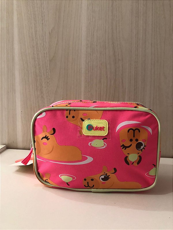 NECESSAIRE MEDIA CAPIVARA VERDE AGUA UN 7909692302689