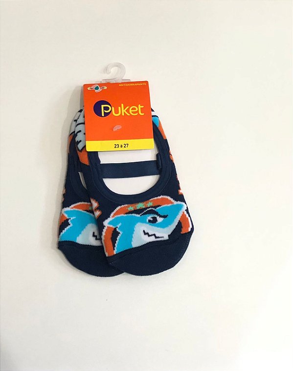 7039 MEIA SAPATILHA BONECA TUBA BABY EF AZUL MARINHO 15 A 18 7909692301804