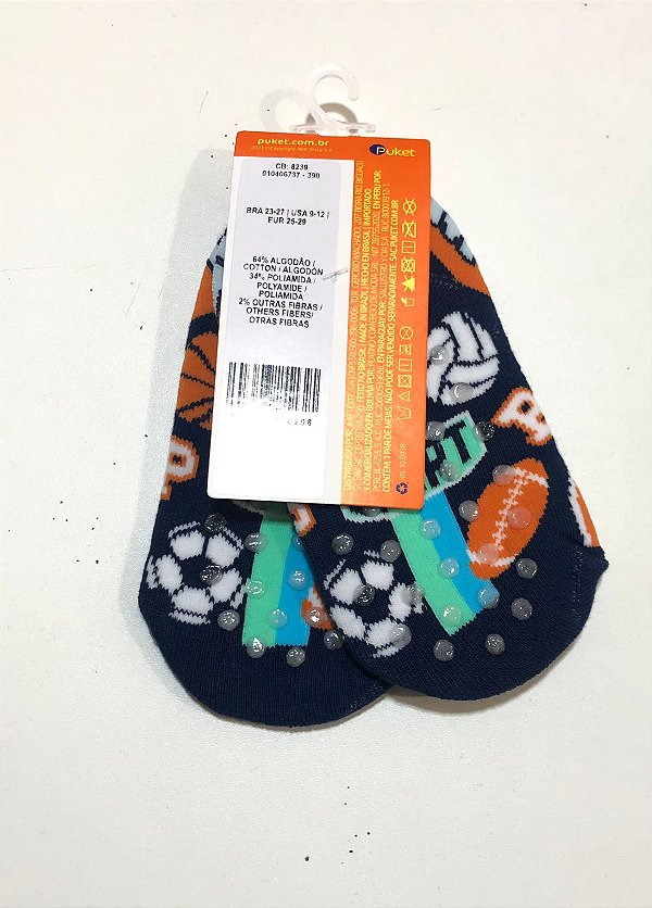 8239 MEIA SAPATILHA BONECA TUBA KIDS EF AZUL MARINHO 23 A 27 7909692300296