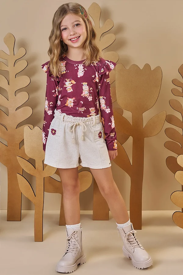 BLUSA ML E SHORT