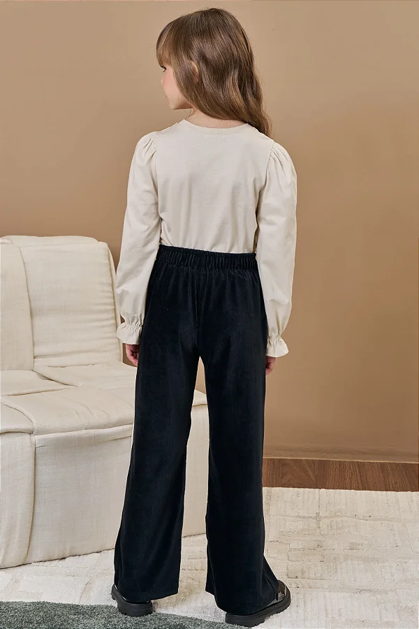CALCA WIDE LEG EM MALHA COTELE
