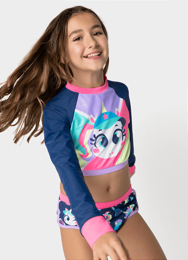 CONJUNTO CROPPED KIDS UNI TENNIS