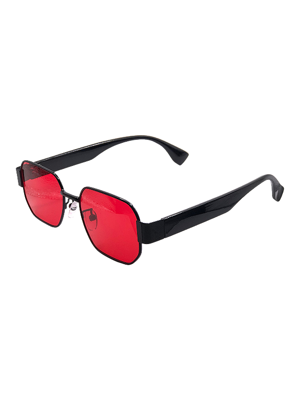 Óculos de sol 5395 Preto e Vermelho