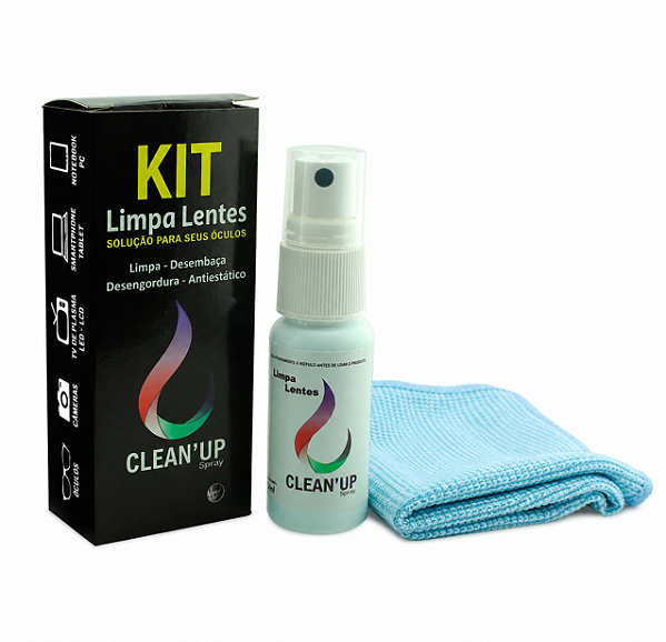 Kit para limpeza de lentes