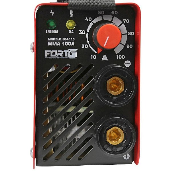 Máquina de Solda Inversora MMA 100A 220V com Acessórios FORTGPRO-FG4010