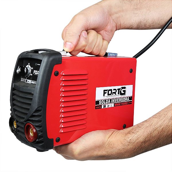 Máquina de Solda Inversora MMA140ED 140A 220V com Maleta FORTGPRO-FG4126