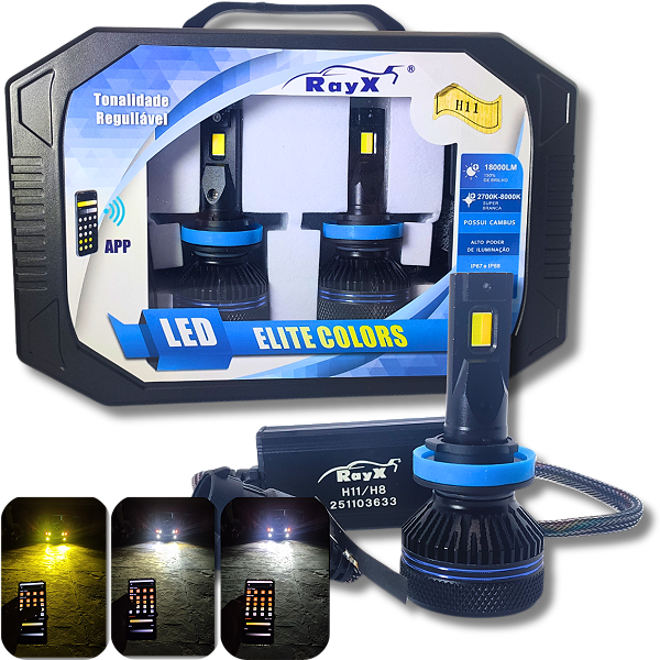 KIT LED ELITE COLORS 18.000 LUMENS APP