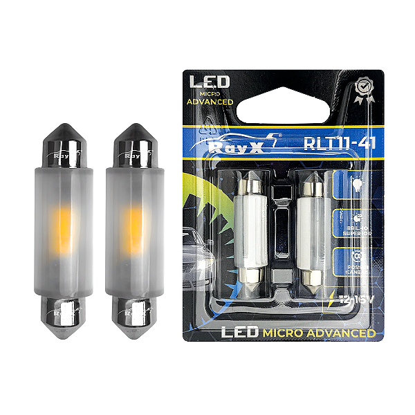PAR LAMPADA LED TORPEDO 41MM MICRO ADVANCED RLT11-41