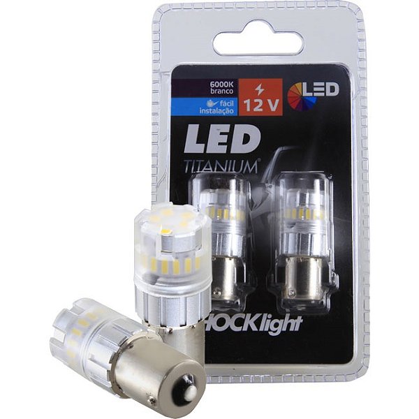 PAR LAMPADA LED 1 POLO BRANCO TITANIUM 23 SMD SLL-1156T-BC