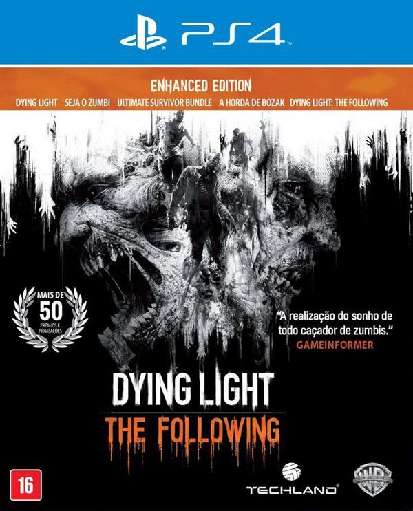 Dying Light: The Following - Enhanced Edition PS4- midia digital