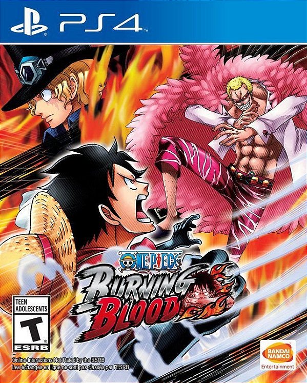 One Piece: Burning Blood  PS4 PS5 Midia digital