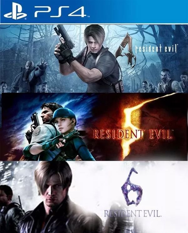 resident evil triple pack PS4 MÍDIA DIGITAL