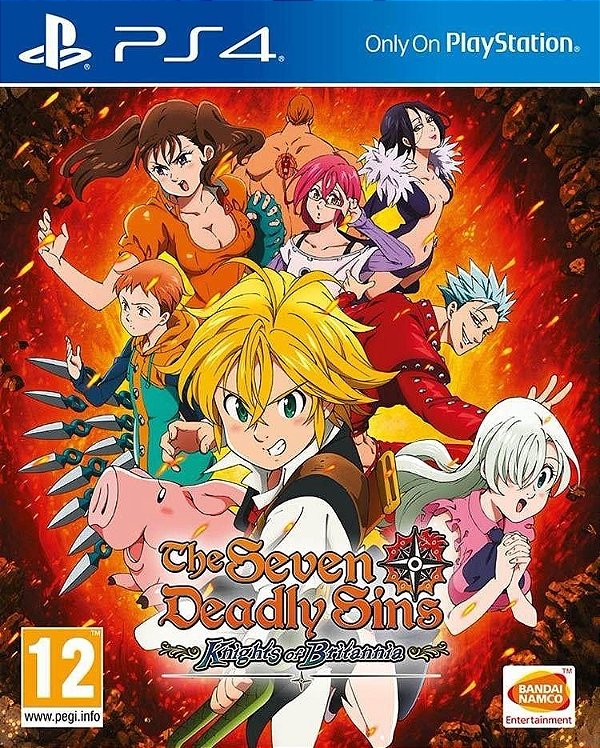 The Seven Deadly Sins: Knights of Britannia Ps4 PS5 Mídia Digital