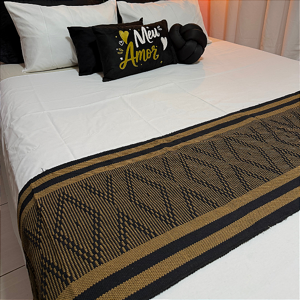 Peseira de Cama em Algodão-Poliéster
