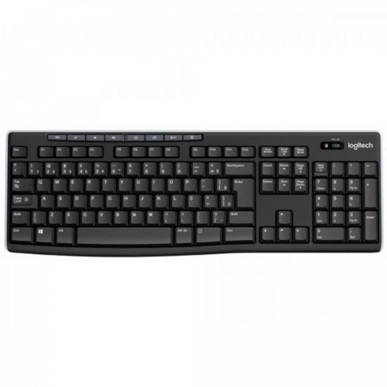 Teclado Sem Fio LOGITECH K270 Preto [F002]