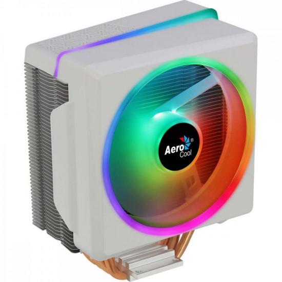 Cooler Para Processador Aerocool Cylon 4F ARGB Branco