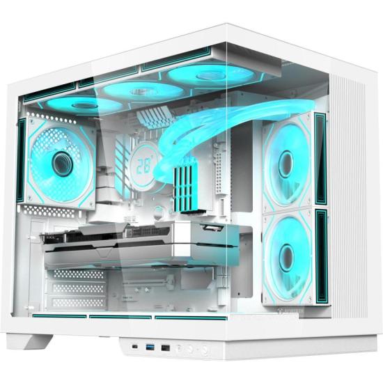 Gabinete Gamer Fortrek Clarity Max Branco