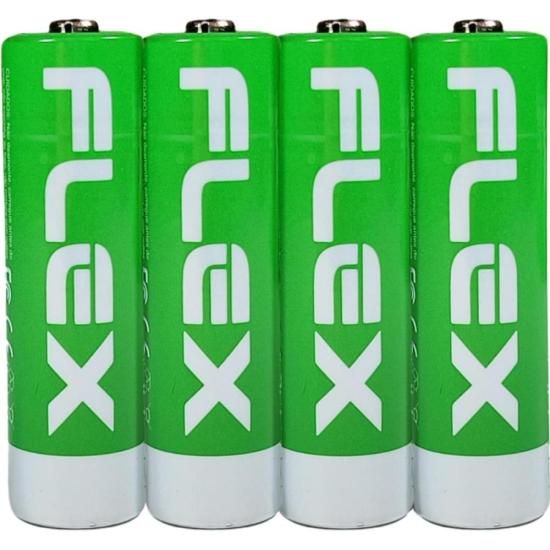 Pilha Recarregável AA 1.5V 3000mAh (C/4 Pilhas) Flex