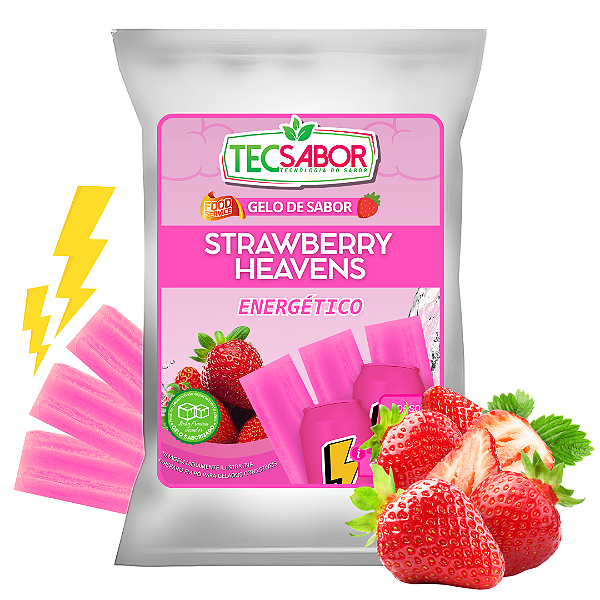 Gelo de Sabor Energético Strawberry Heavens 1 kg