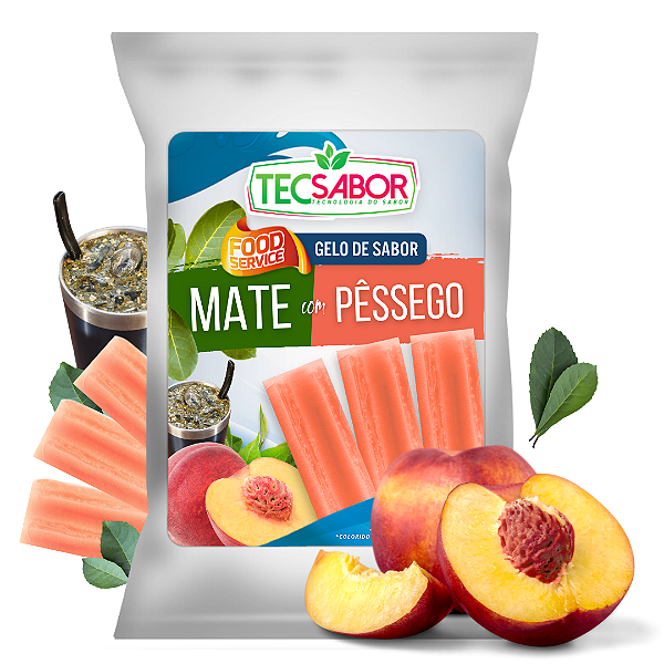 Gelo de Sabor Mate com Pêssego 1 kg